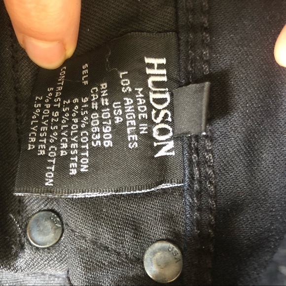 💜SOLD💜Hudson Snake Collin Skinny Jean Vice Versa - Picture 5 of 8